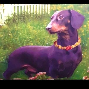 Dachshund 'In the Garden' Handbag